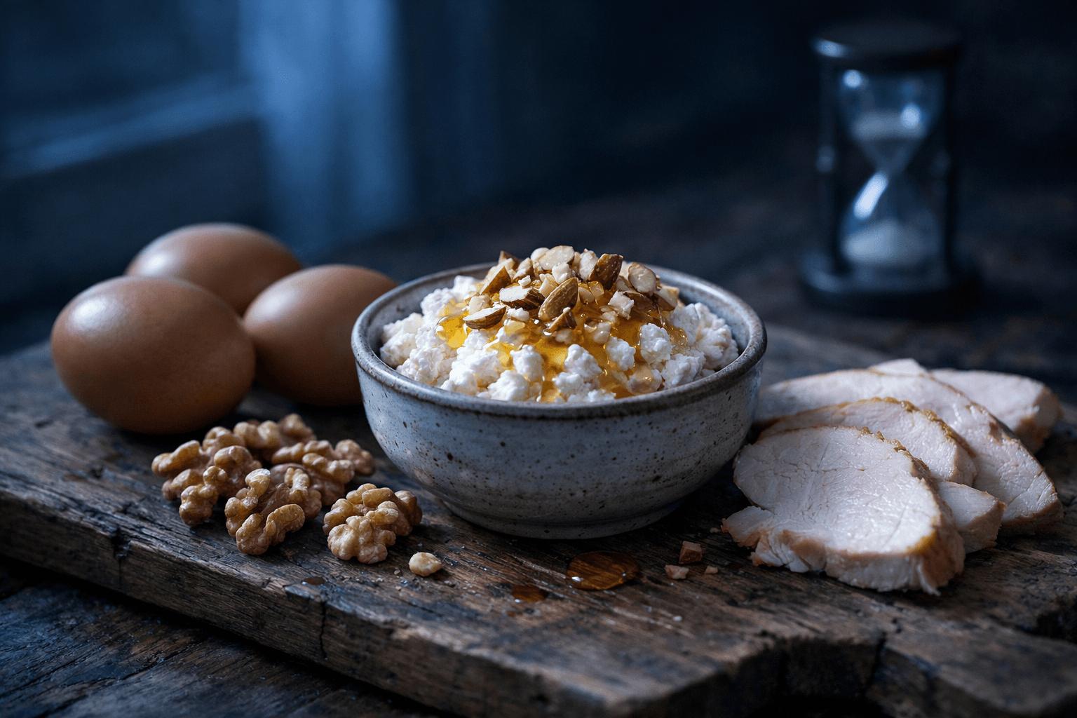 Jedzenie mięsa na noc - czy pomaga budować mięśnie?