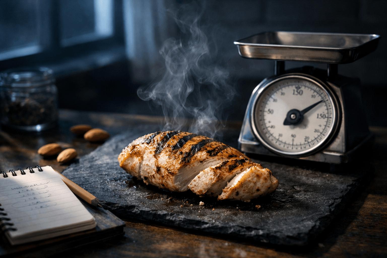 Jedzenie mięsa na noc - czy pomaga budować mięśnie?