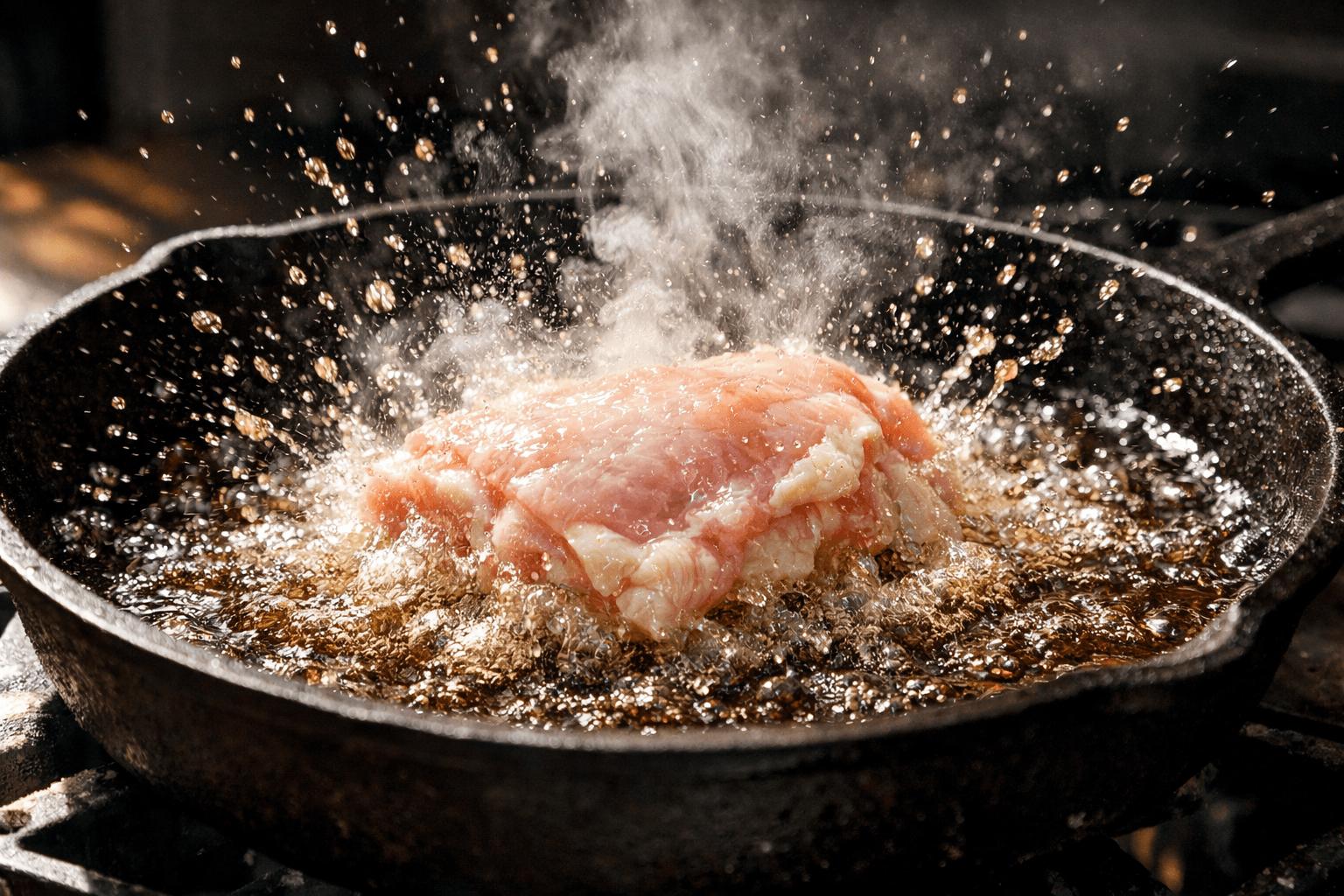 Pryskający tłuszcz na patelni - jak smażyć bez ryzyka?