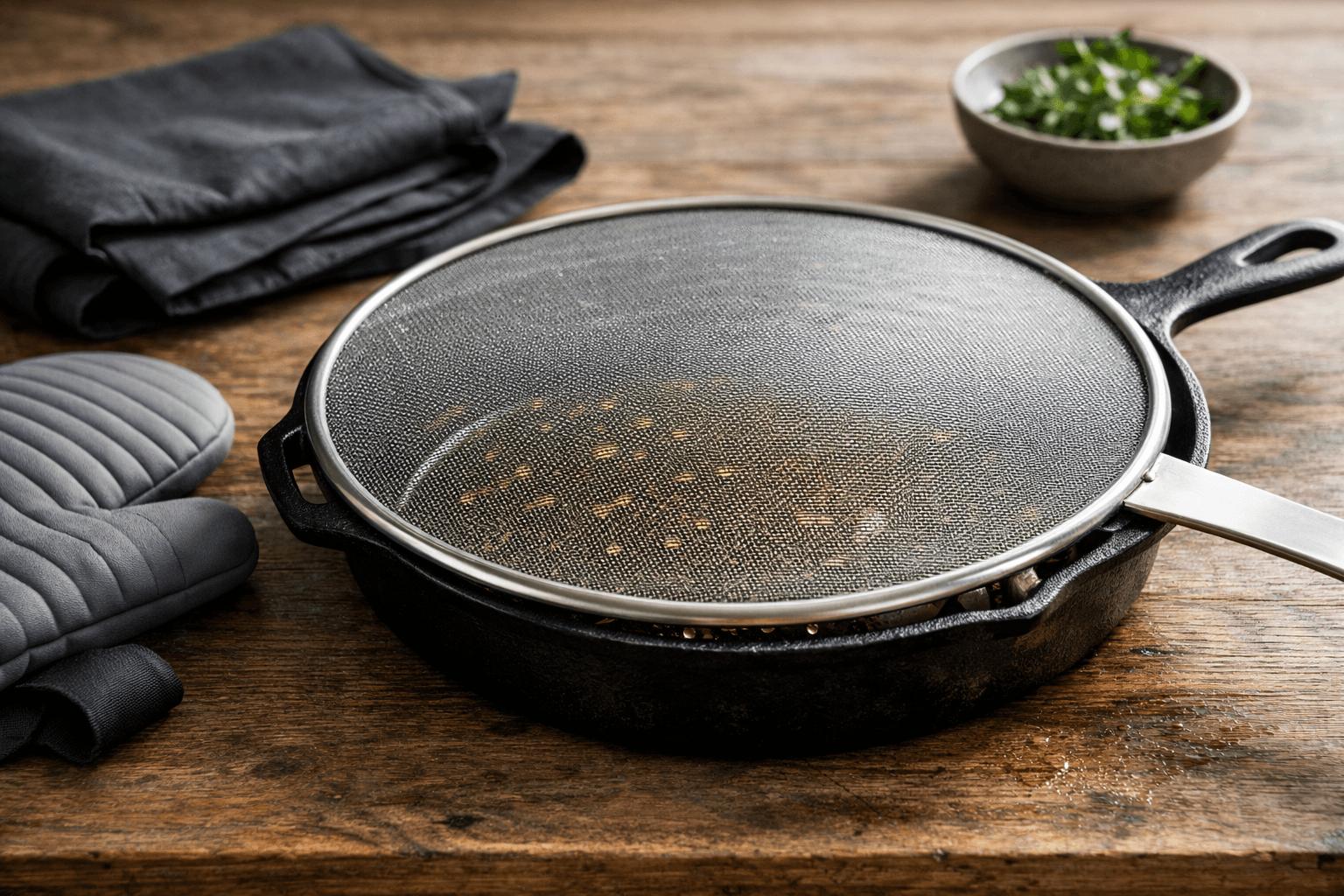 Pryskający tłuszcz na patelni - jak smażyć bez ryzyka?